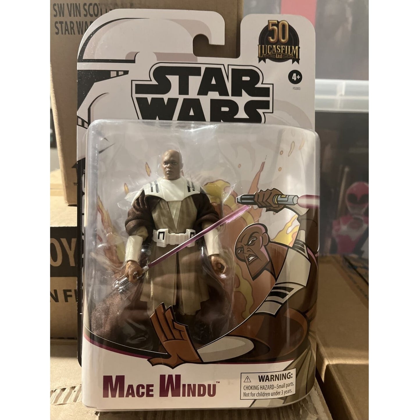 Hasbro Star Wars Clone Wars Mace Windu 6" Figure