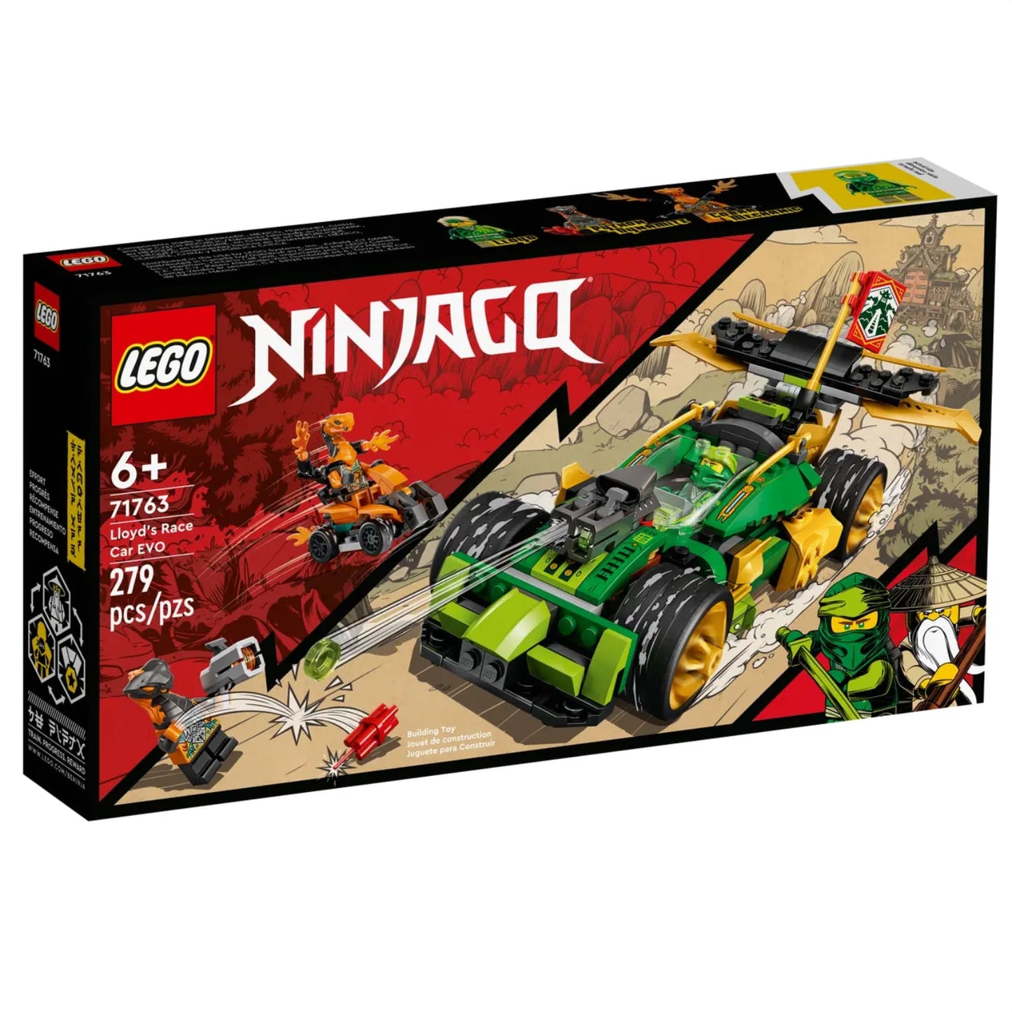 Lego 71763 Ninjago Lloyd’s Race Car EVO - B Stock