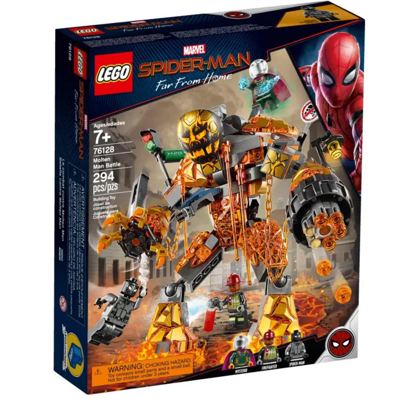 Lego 76128 Marvel Spider-Man Molten Man