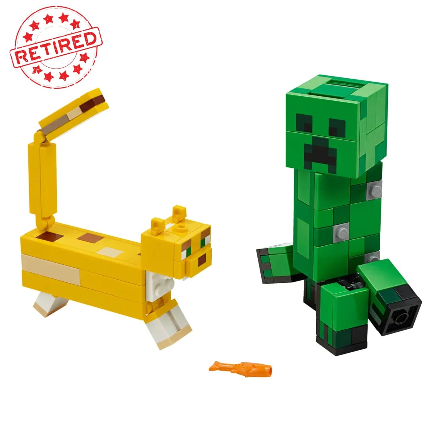 Lego 21156 Minecraft BigFig Creeper and Ocelot