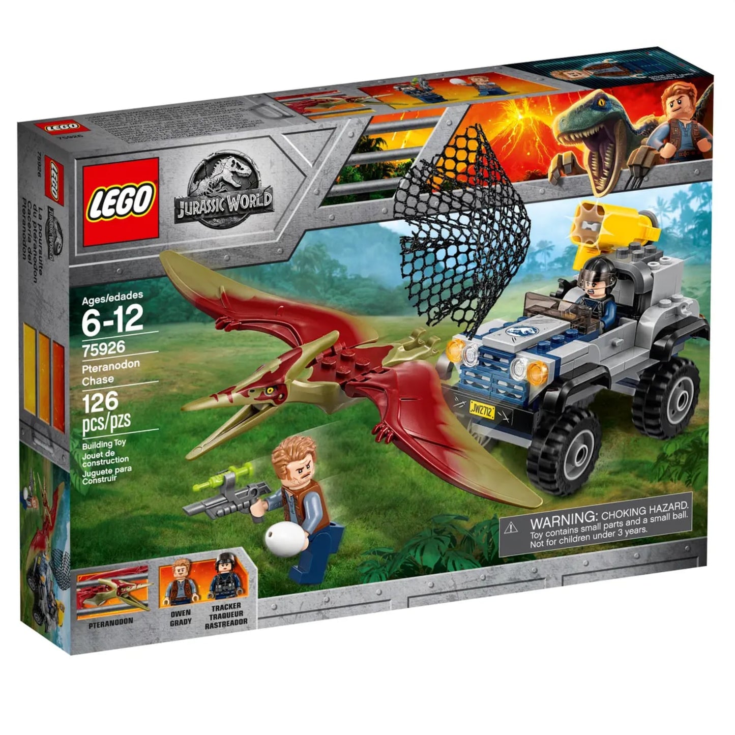 Lego 75926 Jurassic World Fallen Kingdom Pteranodon Chase