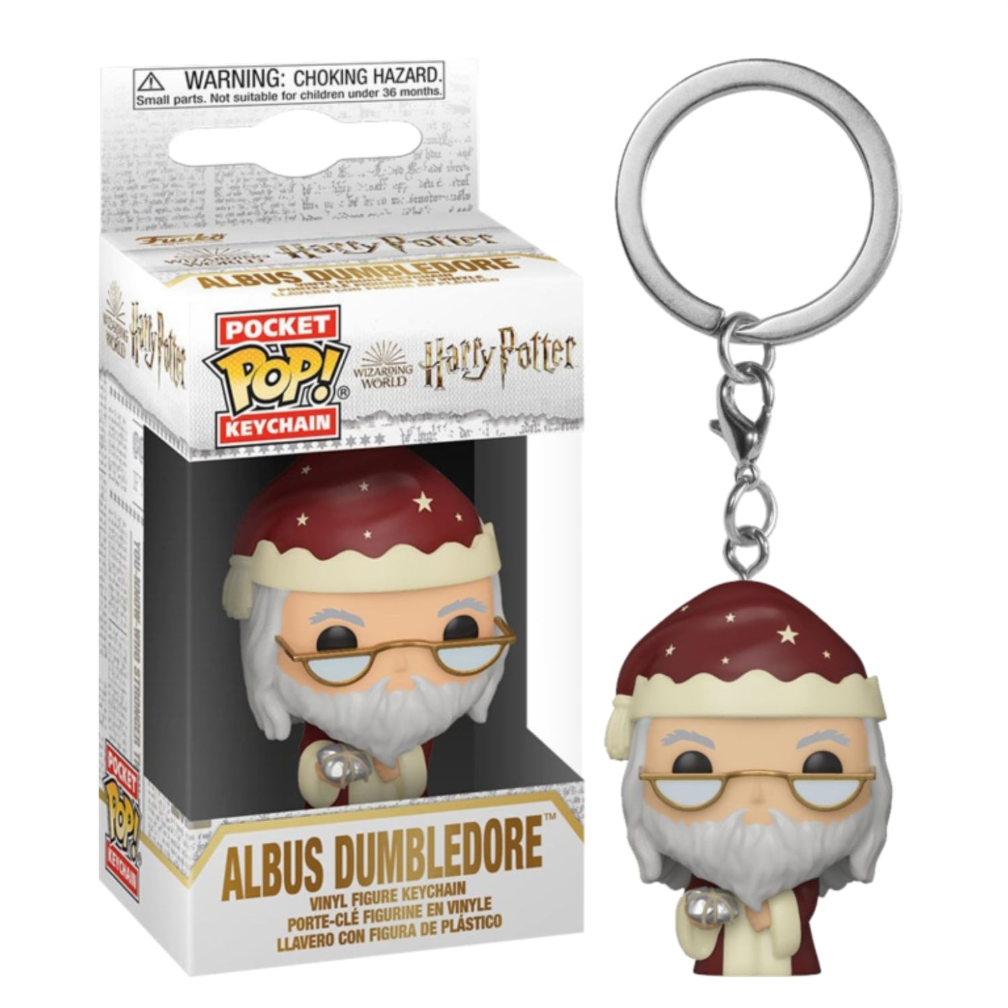 Funko Pocket Pop Keychain Harry Potter Holiday Albus Dumbledore